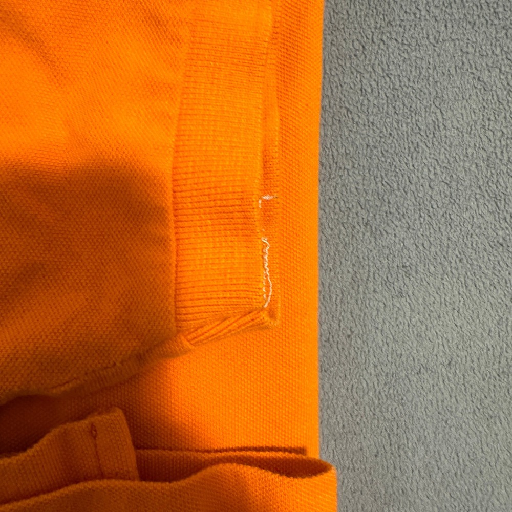 Polo Ralph Lauren Big Pony Classic Fit Short Sleeve Polo Shirt Orange Men Size M - Picture 8 of 10